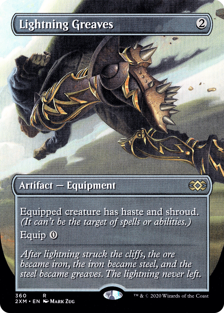 Lightning Greaves (Toppers) [Double Masters]-1