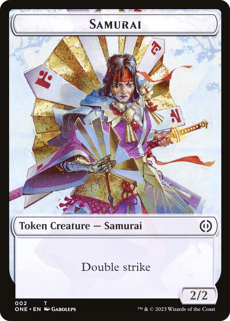 Samurai Token [Phyrexia: All Will Be One Tokens]-2