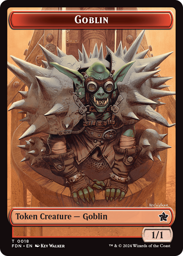 Goblin (TFDN-018) - Foundations Tokens Foil-1