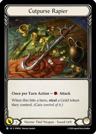Cutpurse Rapier (SPW002) - Smash Palace: Chorus of Steel Rainbow Foil-1