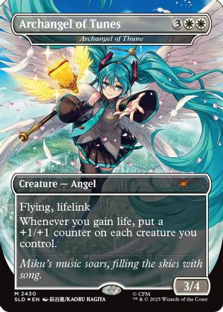 Archangel of Tunes  - Archangel of Thune (SLD-2430) - Secret Lair Drop Series Foil-1