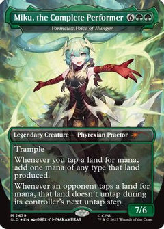 Miku, the Complete Performer - Vorinclex, Voice of Hunger (SLD-2439) - Secret Lair Drop Series Foil-1