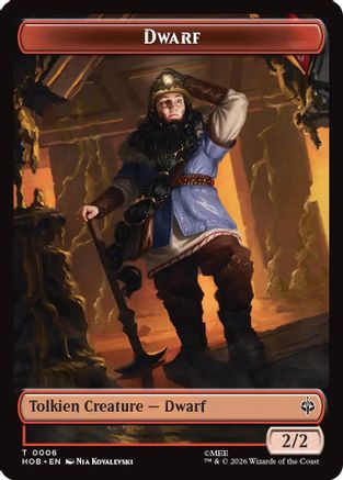Dwarf // Enduring Story Double-Sided Token (HOB-6 // 14) - The Hobbit-1