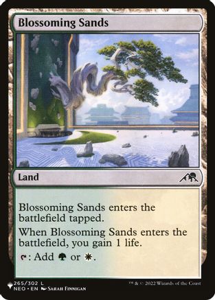 Blossoming Sands (NEO) (LIST-265) - The List Reprints-1