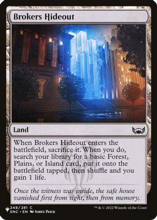 Brokers Hideout (LIST-248) - The List Reprints-1