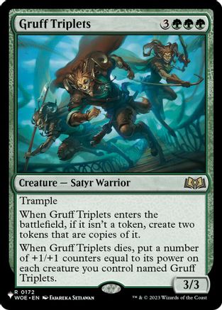 Gruff Triplets (LIST-172) - The List Reprints-1