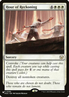 Hour of Reckoning (MOC) (LIST-190) - The List Reprints-1
