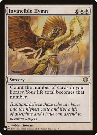 Invincible Hymn (LIST-014) - The List Reprints-1