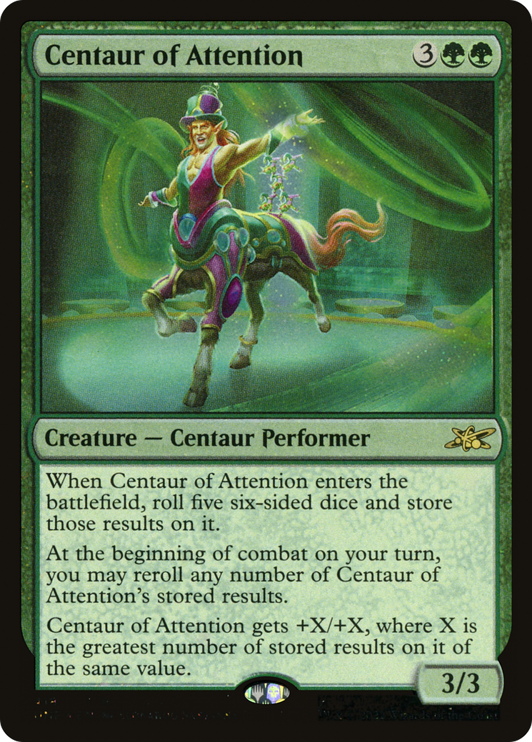 Centaur of Attention (Galaxy Foil) [Unfinity]-1