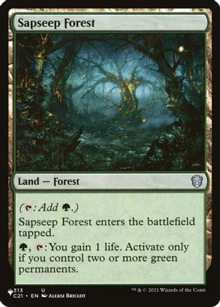 Sapseep Forest (LIST-313) - The List Reprints