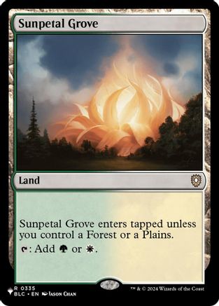 Sunpetal Grove (BLC) (LIST-335) - The List Reprints-1