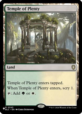 Temple of Plenty (LIST-343) - The List Reprints-1