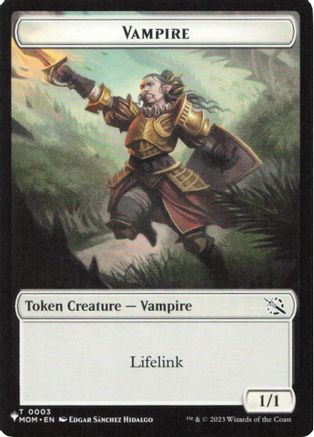 Vampire // Horse Double-Sided Token (LIST-3 // 10) - The List Reprints-1
