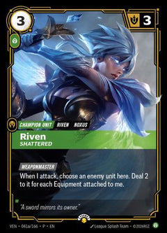 Riven - Shattered (041a/166) - Riftbound Promotional Cards Foil-1
