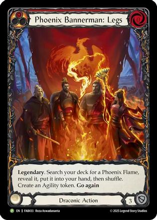 Phoenix Bannerman: Legs - FAB433 (FAB433) - Flesh and Blood: Promo Cards Cold Foil-1
