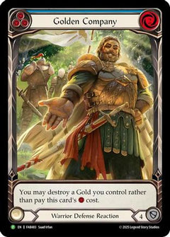 Golden Company (Blue) - FAB483 (FAB483) - Flesh and Blood: Promo Cards Rainbow Foil-1