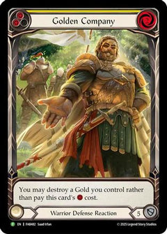 Golden Company (Yellow) - FAB482 (FAB482) - Flesh and Blood: Promo Cards Rainbow Foil-1