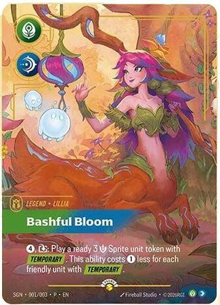 Lillia - Bashful Bloom (001/003) - Secret Garden Foil-1