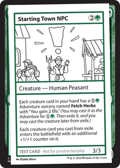 Starting Town NPC [Mystery Booster 2 Playtest Cards]-1