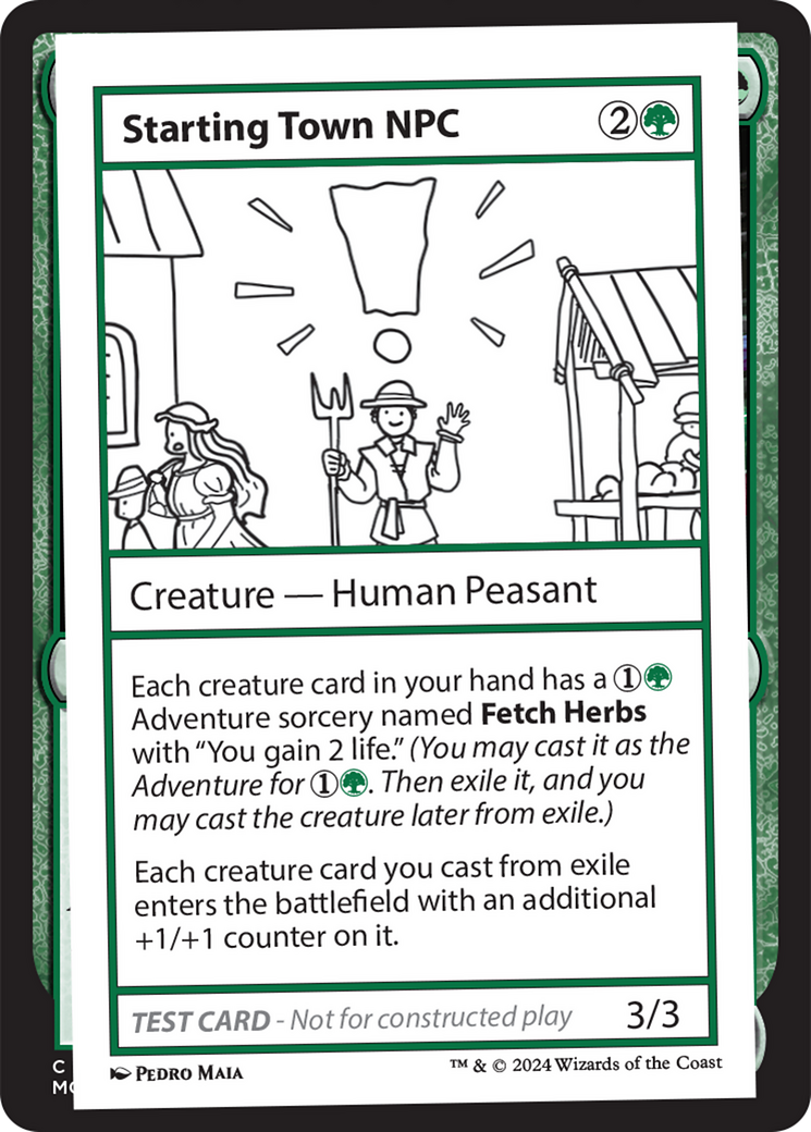 Starting Town NPC [Mystery Booster 2 Playtest Cards]-1