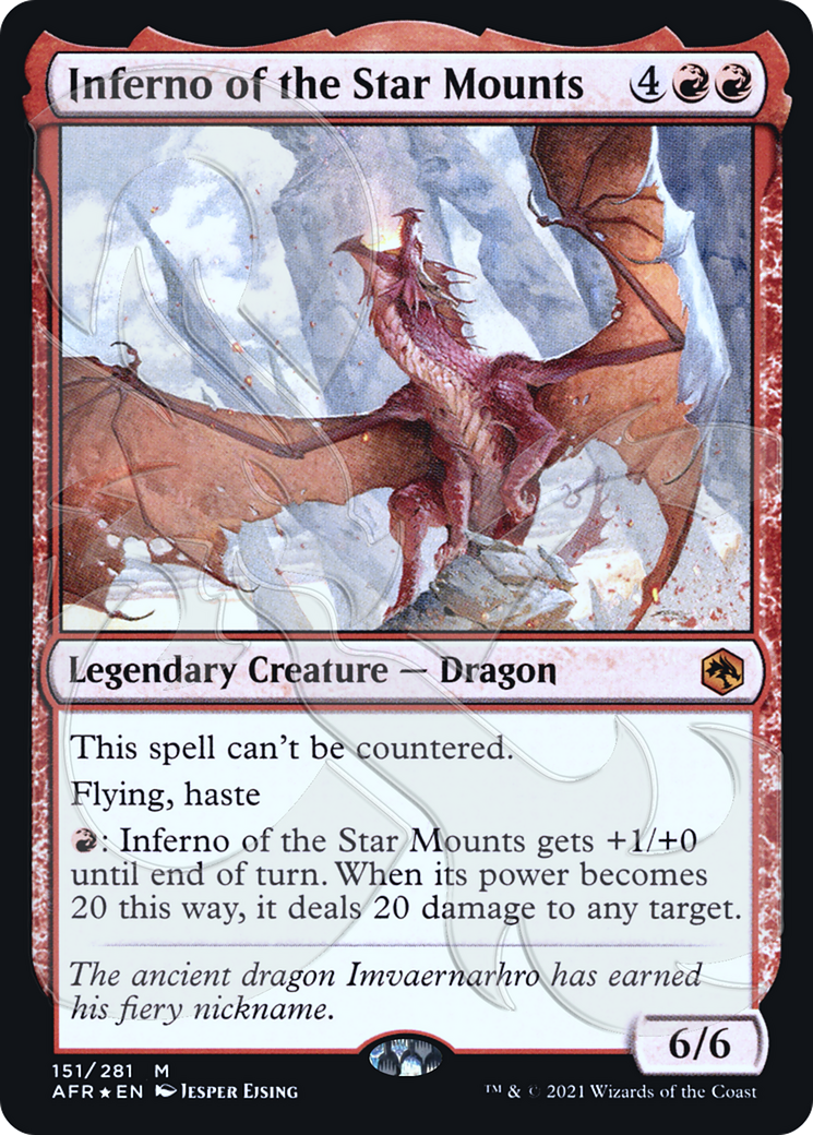 Inferno of the Star Mounts (Ampersand Promo) [Dungeons & Dragons: Adventures in the Forgotten Realms Promos]-1
