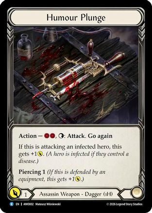 Humour Plunge (AMO002) - Armory Deck: Dr. Mortimer, Blight of the Pits Rainbow Foil-1