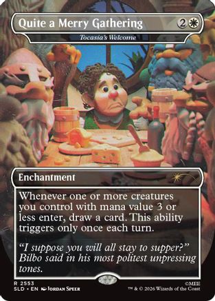 Quite a Merry Gathering - Tocasia's Welcome (SLD-2553) - Secret Lair Drop Series Foil-1