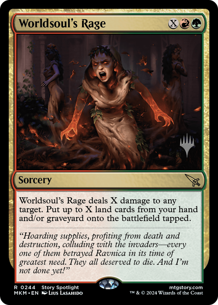Worldsoul's Rage (PPMKM-244) - Murders at Karlov Manor Promos-1