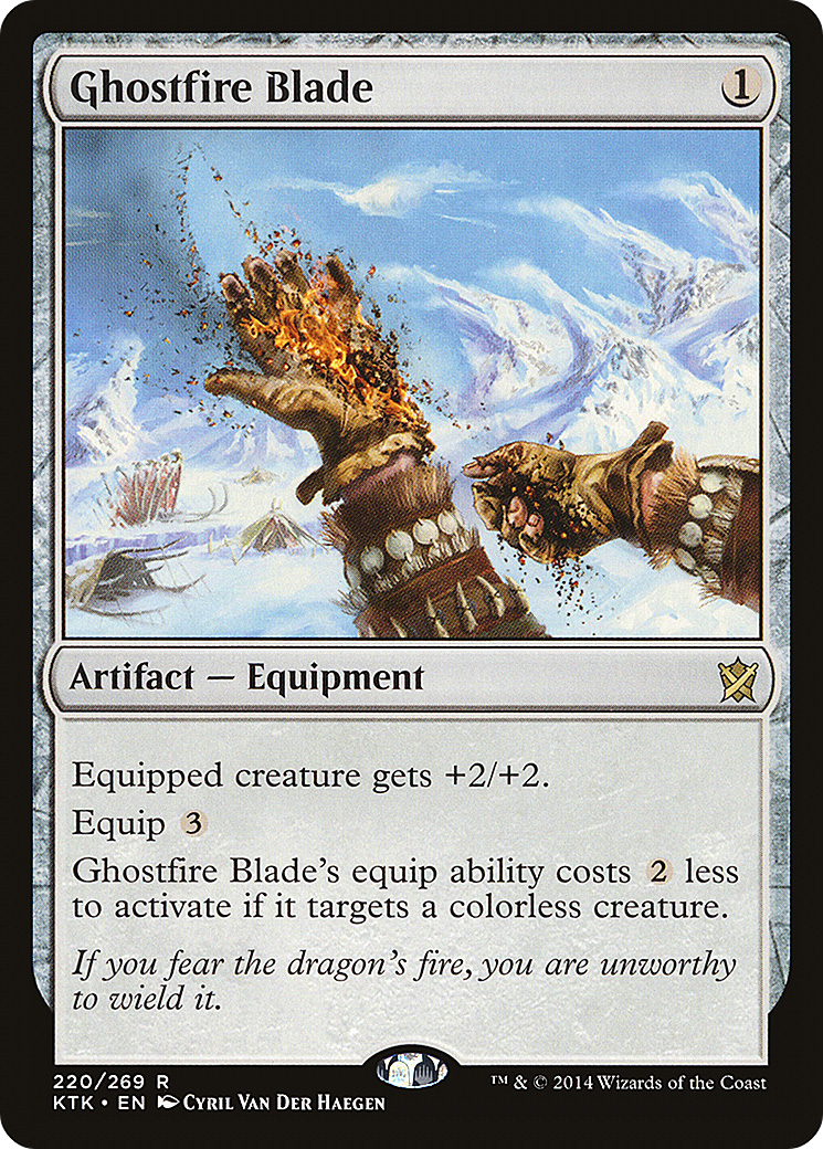 Ghostfire Blade [Khans of Tarkir]-1