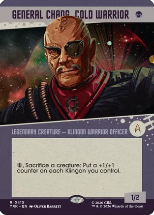 General Chang, Cold Warrior (Showcase) (0415) (TRK-415) - Star Trek Foil-1