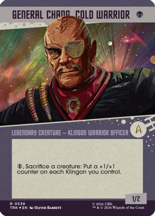 General Chang, Cold Warrior (Showcase) (0539) (Surge Foil) (TRK-539) - Star Trek Foil-1