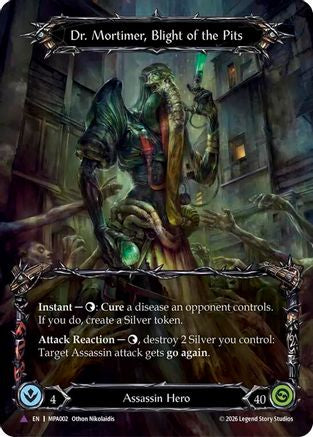 Dr. Mortimer, Blight of the Pits (Marvel) (MPA002) - Mastery Pack Assassin Cold Foil-1