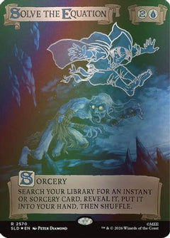 Solve the Equation (2570) (Out Of Sight Foil) (SLD-2570) - Secret Lair Drop Series Foil-1