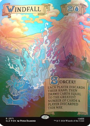 Windfall (2571) (Out Of Sight Foil) (SLD-2571) - Secret Lair Drop Series Foil-1