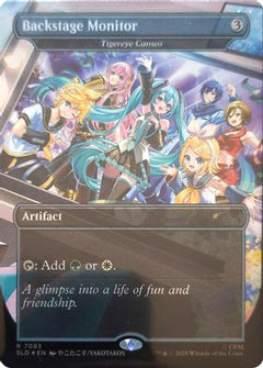 Backstage Monitor - Tigereye Cameo (SLD-7093) - Secret Lair Drop Series Foil-1