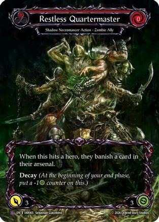 Restless Quartermaster (Marvel) (IAR065) - Usurp the Shadow Throne Cold Foil-1