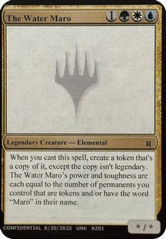 The Water Maro (UNK-) - Un-Known Event Playtest Cards-1