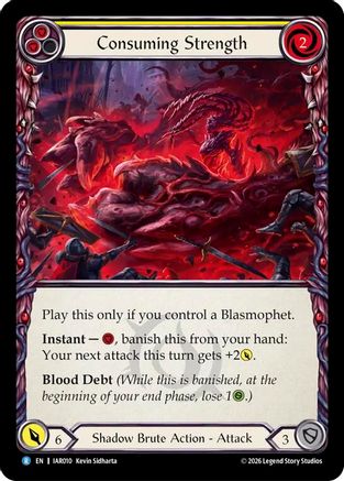 Consuming Strength (IAR010) - Usurp the Shadow Throne Rainbow Foil-1