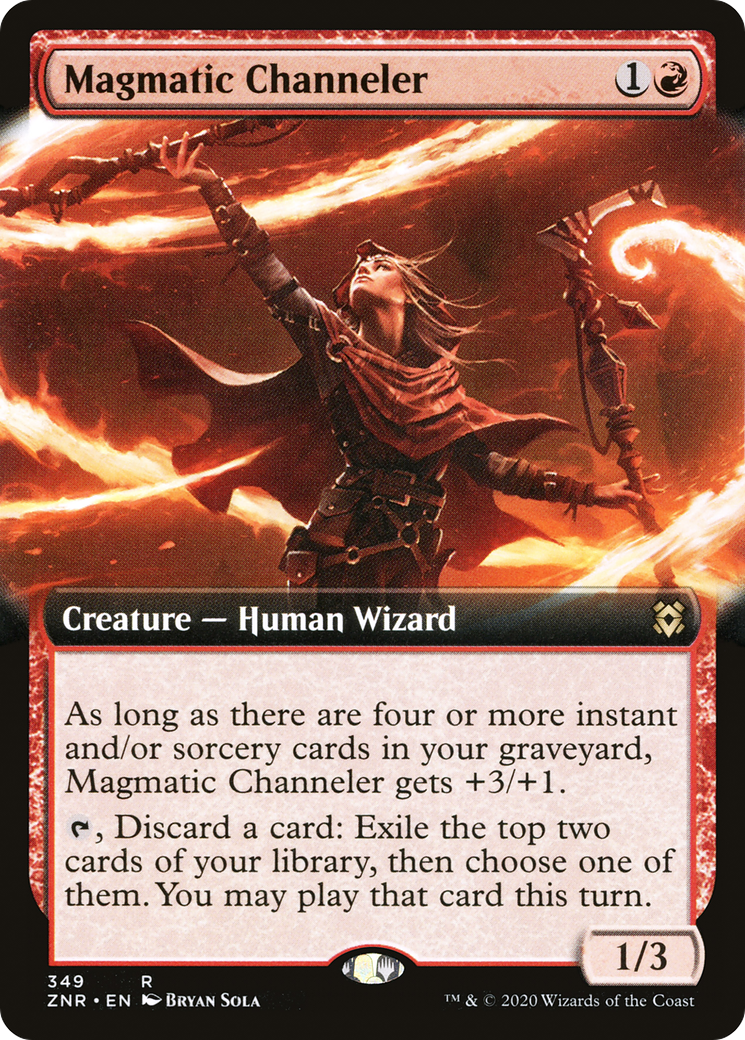 Magmatic Channeler (Extended Art) [Zendikar Rising]-1