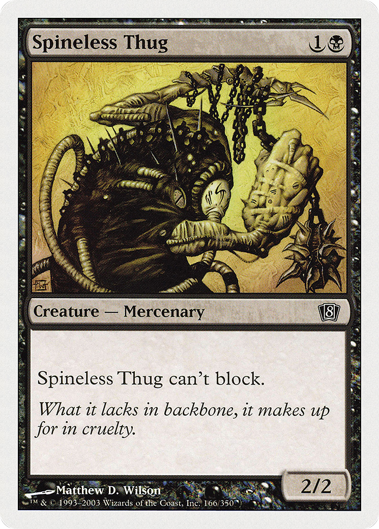 Spineless Thug [Eighth Edition]-1