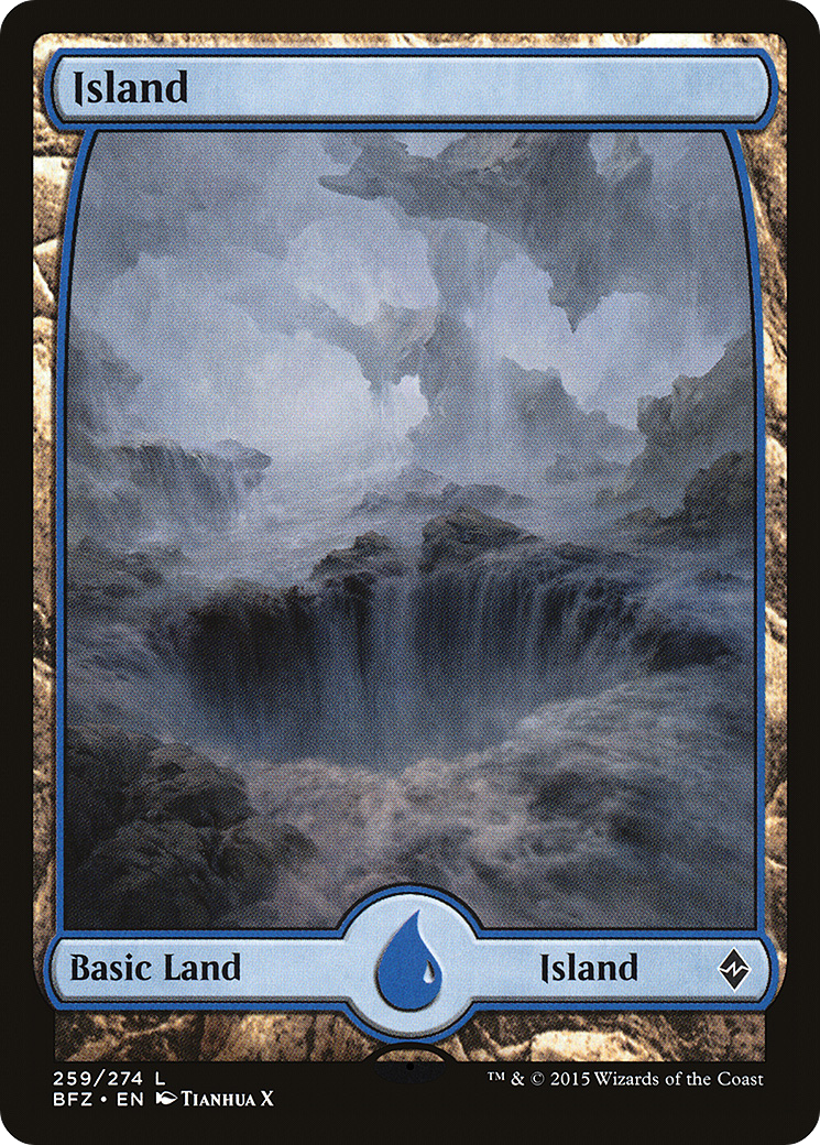 Island (259) (Full Art) [Battle for Zendikar]-1