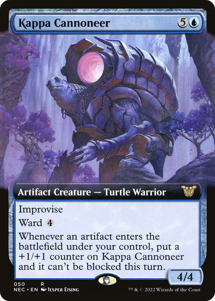 Kappa Cannoneer (Extended Art) [Kamigawa: Neon Dynasty Commander]-1