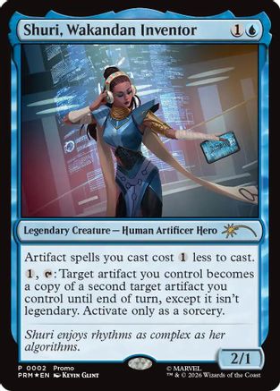 Shuri, Wakandan Inventor (MEDIA-002) - Media Promos Foil-1
