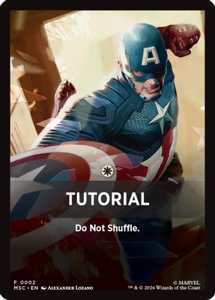 Tutorial Theme Card (0002) (MSC-002) - Commander: Marvel Super Heroes-1