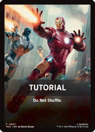 Tutorial Theme Card (0007) (MSC-007) - Commander: Marvel Super Heroes-1