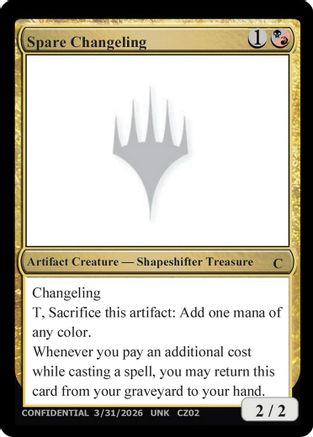 Spare Changeling (UNK-) - Un-Known Event Playtest Cards