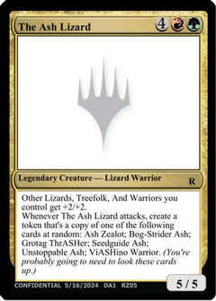 The Ash Lizard (UNK-) - Un-Known Event Playtest Cards-1