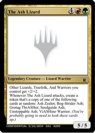 The Ash Lizard (UNK-) - Un-Known Event Playtest Cards-1