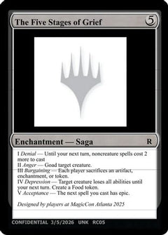 The Five Stages of Grief (UNK-) - Un-Known Event Playtest Cards-1