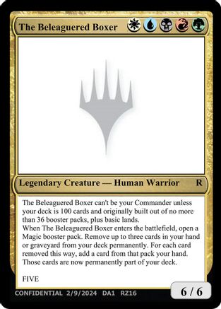 The Beleaguered Boxer (UNK-) - Un-Known Event Playtest Cards-1